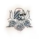 cheating death tattoo design idea