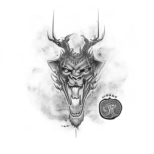 gargola tattoo design idea