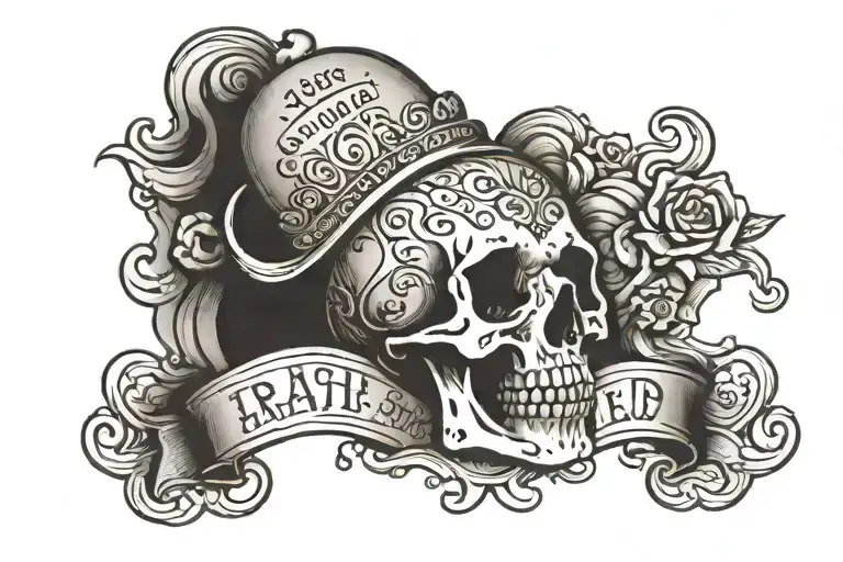 as i lay me down to sleep i pray the lord my soul to keep, dead grandpa tattoo design idea