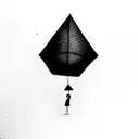 Rain drop with dancer tattoo design idea