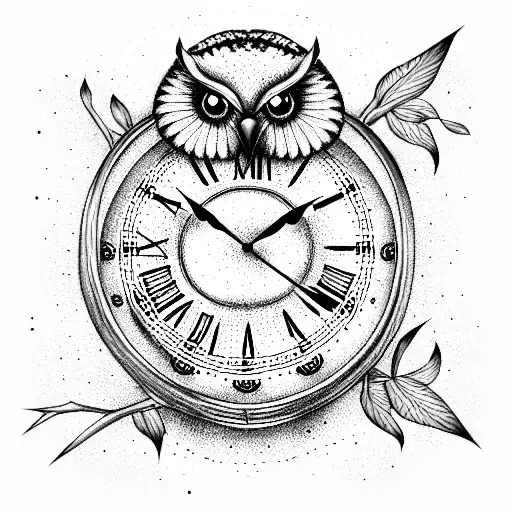 Clock tattoo design | tribal tattoo - YouTube