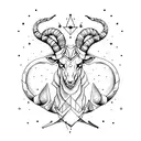 Capricorn, Sagittarius  tattoo design idea