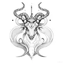 Capricorn, Sagittarius  tattoo design idea