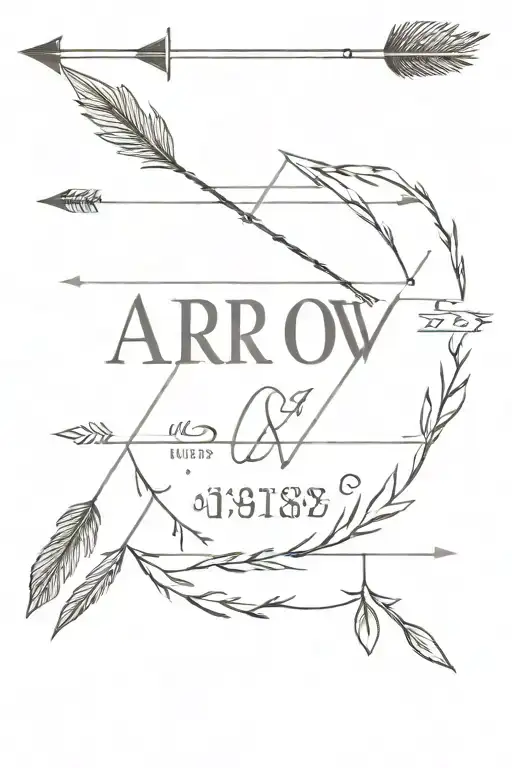 arrow with Roman numeral birthday date 04/28/1938 tattoo design idea