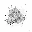 amor tattoo design idea