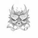 amor tattoo design idea