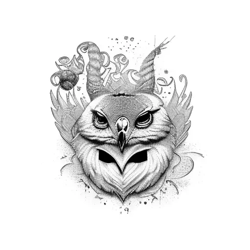 águila arpia  tattoo design idea