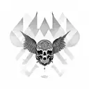 águila arpia  tattoo design idea