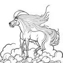 ignorant style tattoo of a centaur posing in a Calvin Klein commercial billboard - lines only, no colors  tattoo design idea