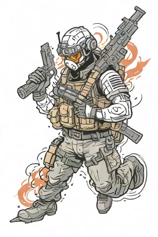 rainbow six siege tattoo design idea