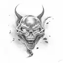 skateboarding  tattoo design idea