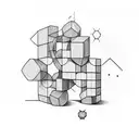 tetris tattoo design idea