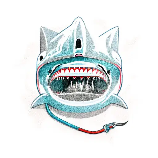 Shark surgeon tattoo design idea