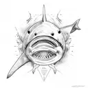Shark surgeon tattoo design idea