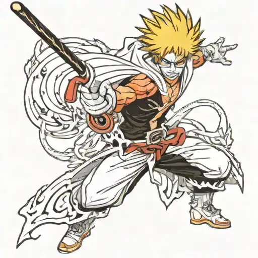 Bleach ichigo fullbring tattoo design idea