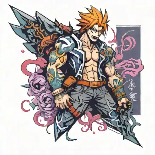Ichigo fullbring tattoo design idea