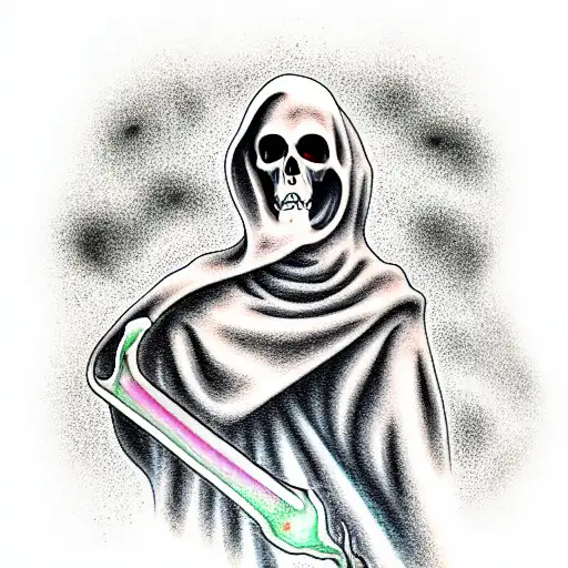 Grim Reaper tattoo design idea