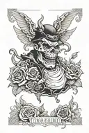 tomas shelby, cry now laugh later and good luck tattoo design idea