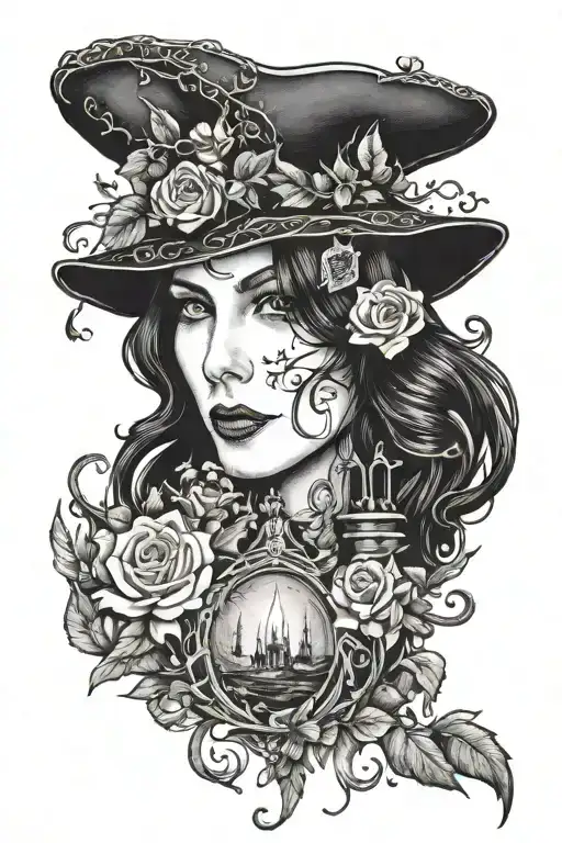 practical magic movie tattoo design idea