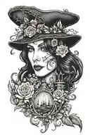 practical magic movie tattoo design idea