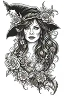practical magic movie tattoo design idea