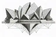 opera house tattoo design idea