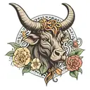 taurus tattoo design idea
