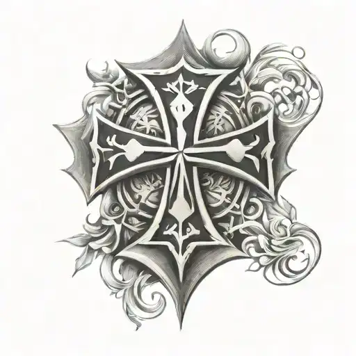 German iron cross tattoo tattoo design idea