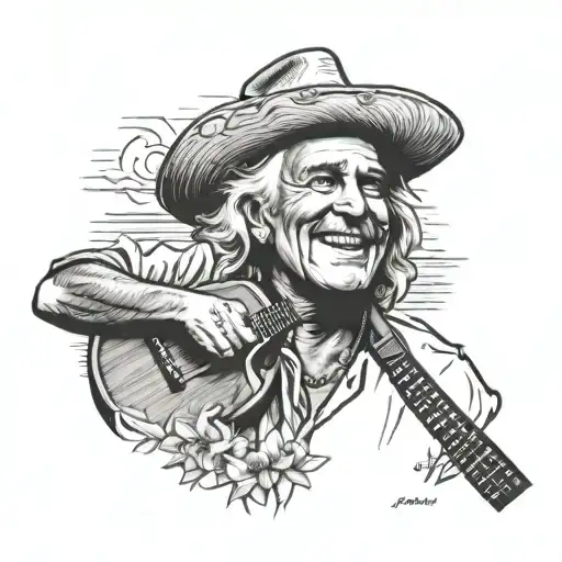 Jimmy Buffett tattoo design idea