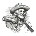Jimmy Buffett tattoo design idea