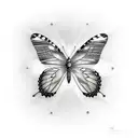 Butterfly effect tattoo design idea