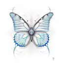 Butterfly effect tattoo design idea