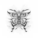 Butterfly effect tattoo design idea
