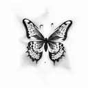 Butterfly effect tattoo design idea