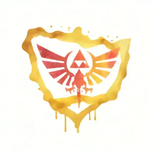 the legend of zelda ocarina of time tattoo design idea