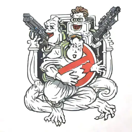 Ghostbusters  tattoo design idea