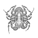 Scorpion 3d tattoo design idea