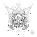 Mark and Nina name tattoo tattoo design idea