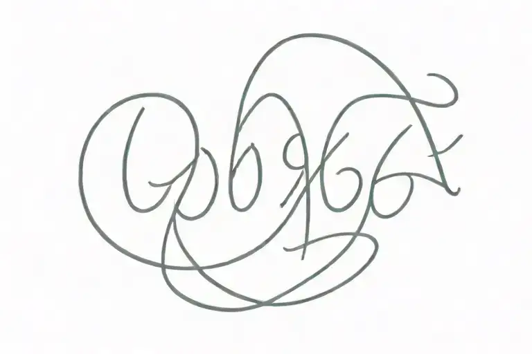 1964 year written across tattoo design idea