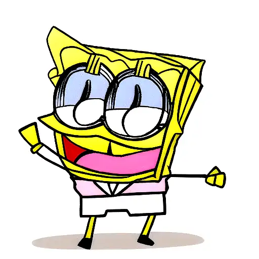 spongebob tattoo design idea