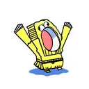 spongebob tattoo design idea