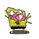 spongebob tattoo design idea