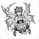 fairy tail tattoo design idea