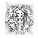 rapunzel tattoo design idea