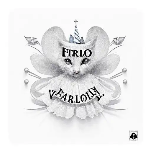 the name valerie surrounded by angel.. birthday 26/06/1980 and death date 09/02/2023 tattoo design idea