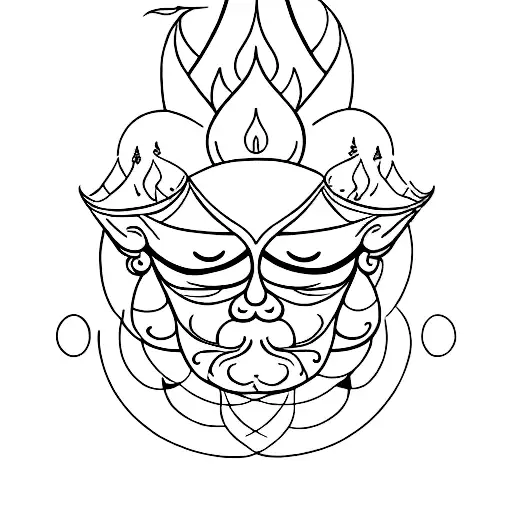 aham brahmasmi tattoo design idea