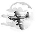 Cessna 172 tattoo design idea