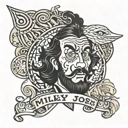 milky joe mighty boosh tattoo design idea