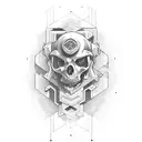 speaker tattoo design idea