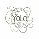 YOLO tattoo design idea